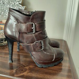 Ankle Baldini Genuine Brown Vintage Leather